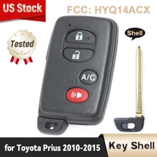 for 2010 2011 2012 2013 2014 2015 Toyota Prius Remote Smart Key Case Shell Fob