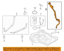 FORD OEM 17-19 Escape Fuel System Fuel System Components-Filler Hose GV6Z9047A