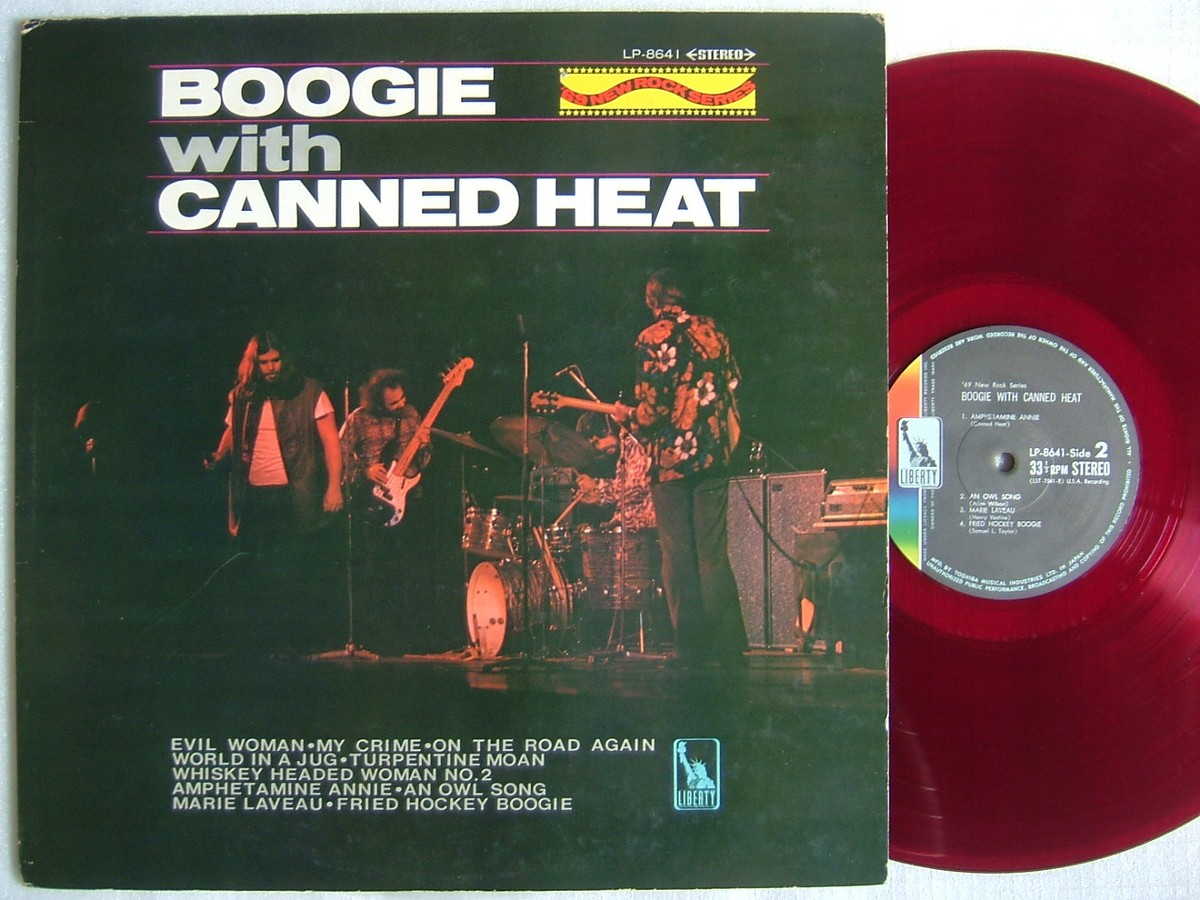 Boogie with Canned Heat LP-8641 東芝音工 黒盤