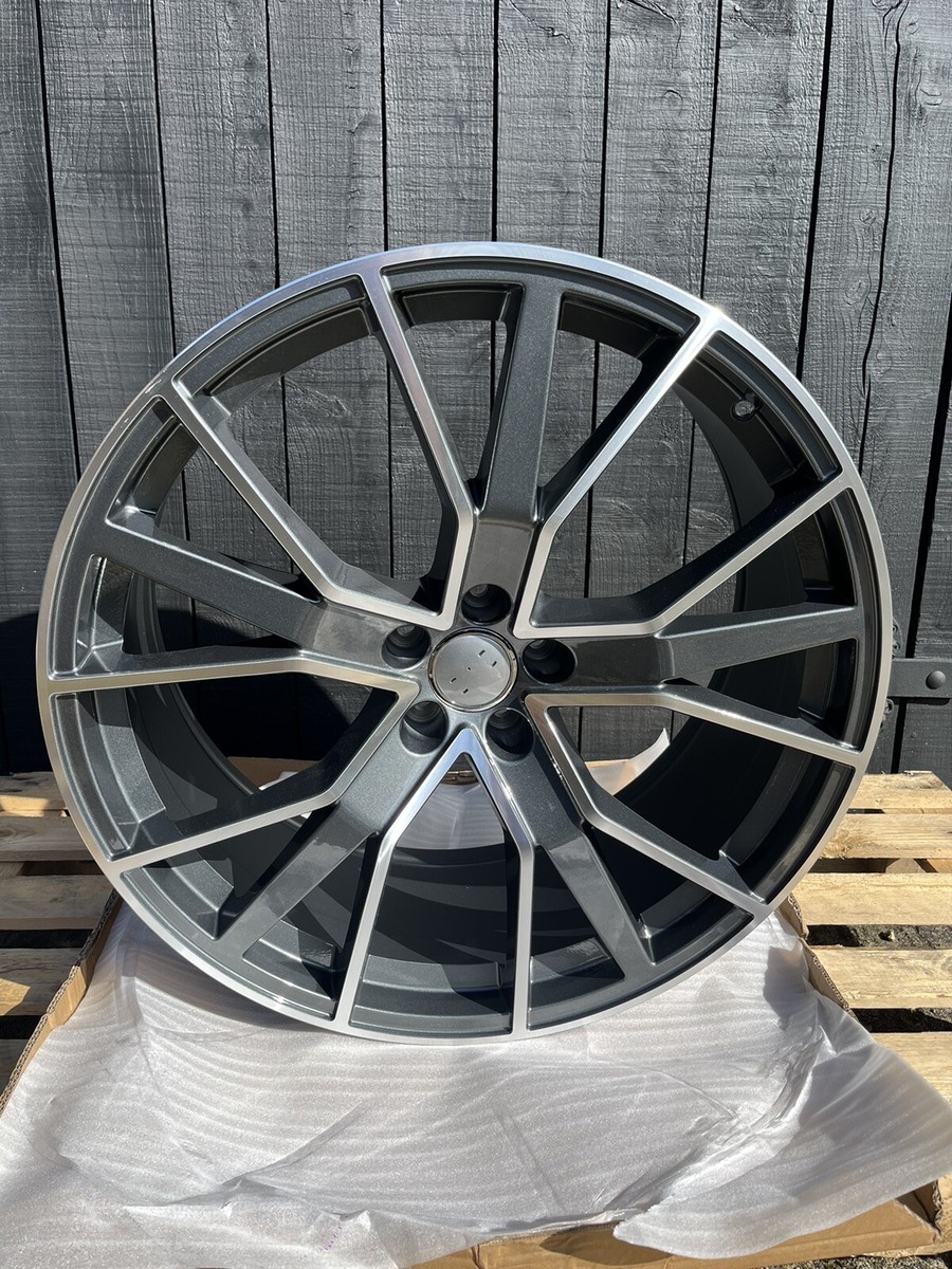 4 x 22” Audi SQ7 BBS Vorsprung Style Black/Pol Wheels 9.5Jx22