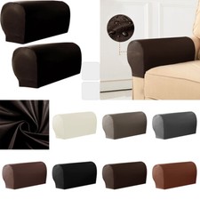 PU leather Sofa Armrest Cover Stretch Anti-Slip Chairs Couch Arm Recliner Covers