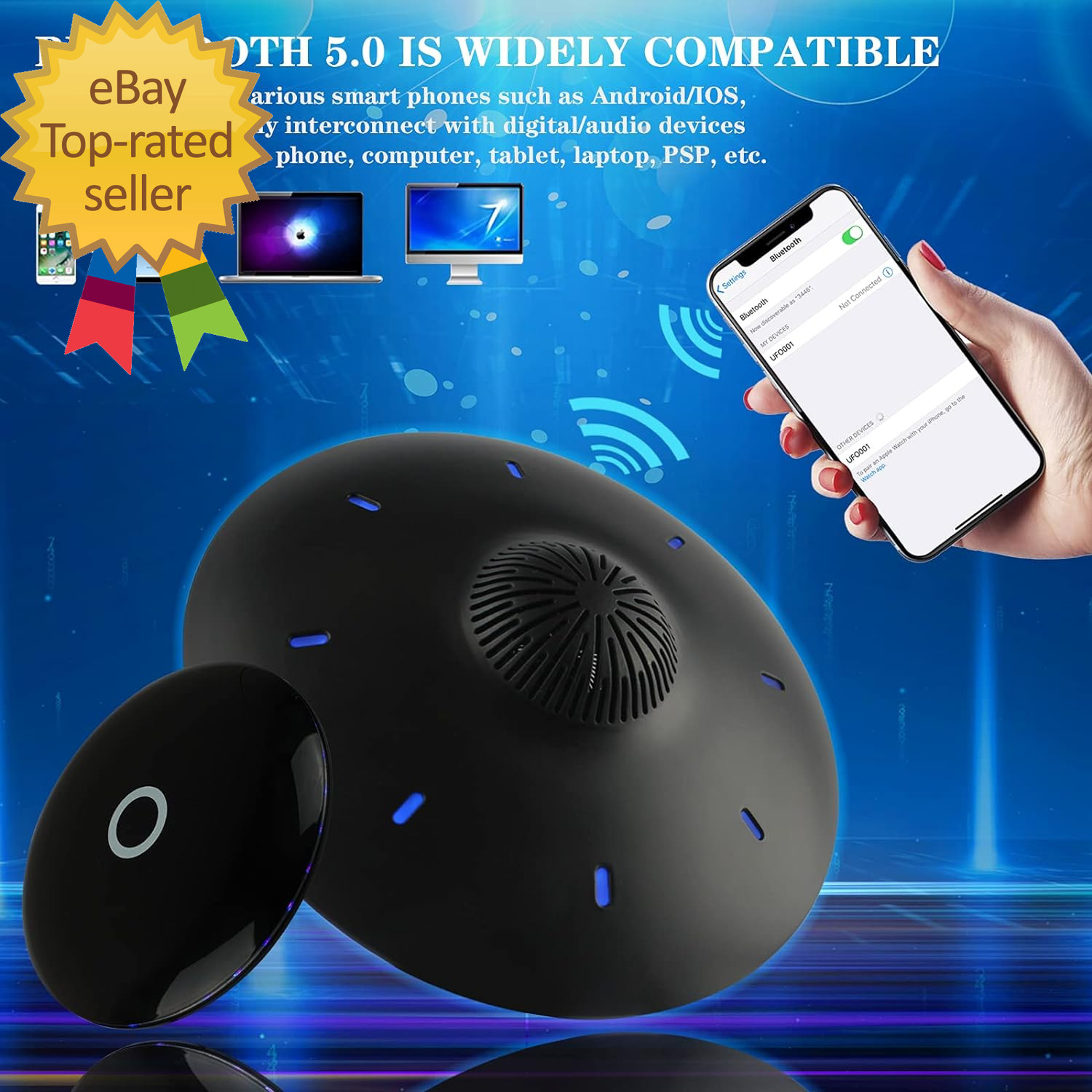 Magnetic Levitating Bluetooth Speaker Levitating UFO Speakers with