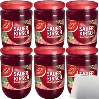 Gut&GüNstig Sauerkirsch KonfitüRe Extras 6Er Pack 6X450G Glas Usy Block