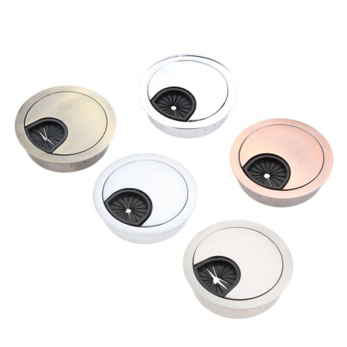 2/4Pcs Computer Desk Table Grommet Table Cable Tidy Outlet Wire Hole Cover 50mm - Afbeelding 1 van 7