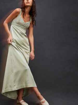 New Free People Gia Dress Size 2 MSRP: $250 Green | eBay