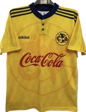 America Retro Size M America Futbol Aguilas Cuauhtemoc Mexico Liga MX Amarilla