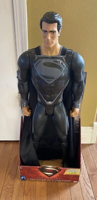 RARE 2013 Man Of Steel 31-Inch Giant Size Kryptonian Superman  By Jakks Pacific