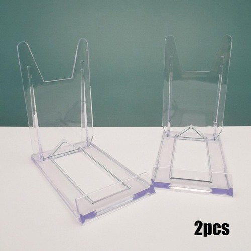 Clear Plastic,Display Plate Stand, For Bowl Picture Frame Photo Pedestal Holder - Picture 3 of 7