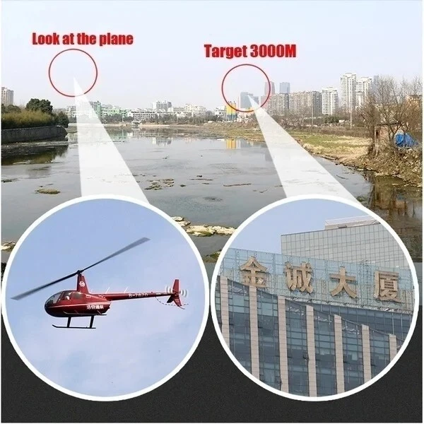 200X25 HD 50000M Binoculars Long Distance Folding Portable BAK4 Optics Telescope - Image 4 of 4