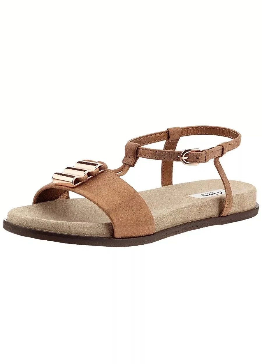 Sandali Clarks donna età tacchi zeppa cool [3042] UK 6 5 EU 40