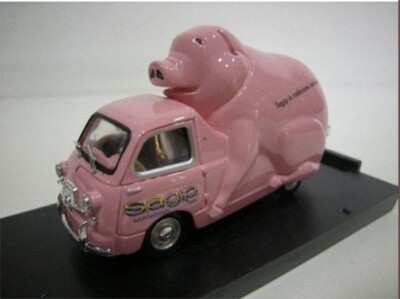 1:18 Miniminiera Fiat 600D Multipla 1960 Sagip Mangimi