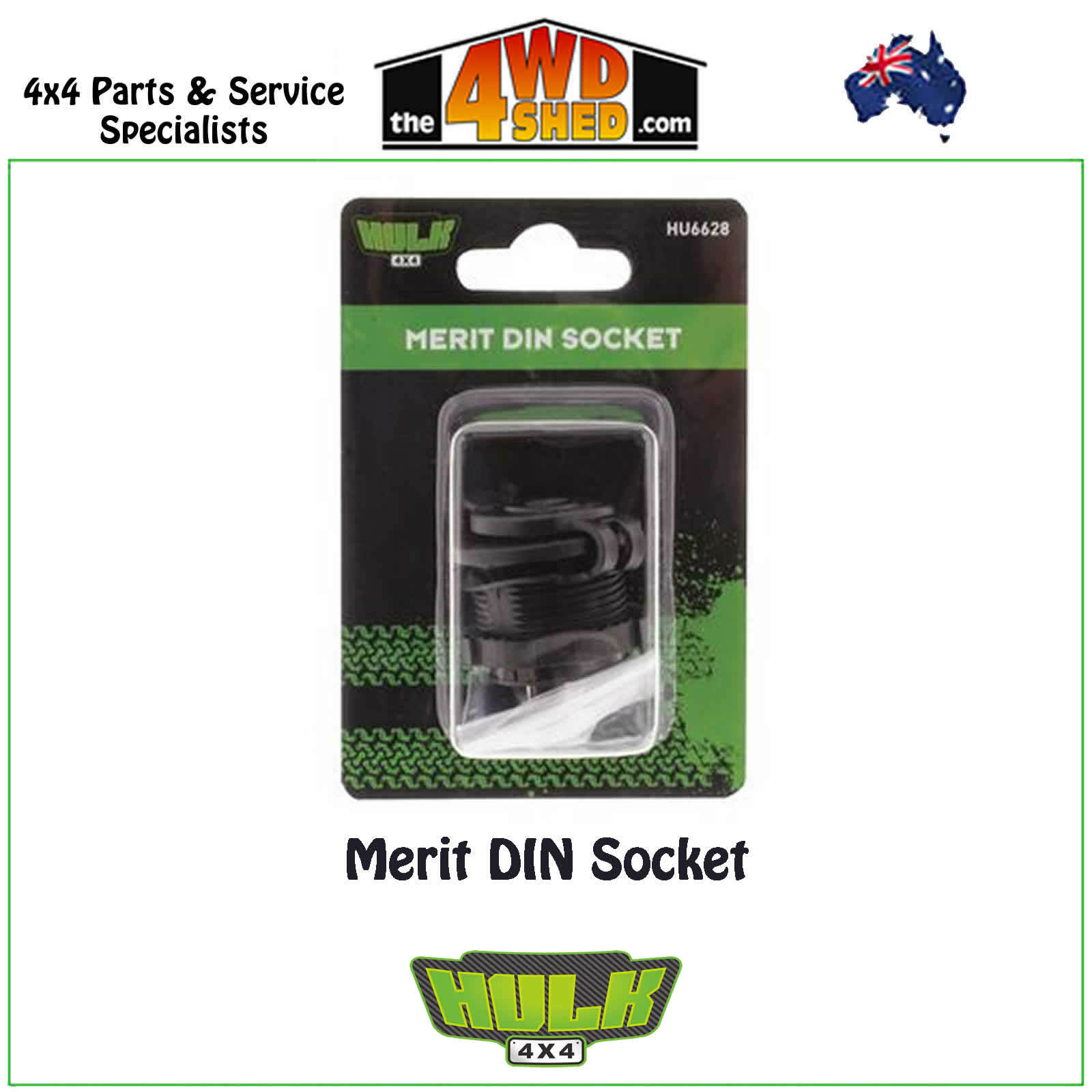 Hulk 4x4 12V Merit DIN Power 4WD Socket | eBay Australia