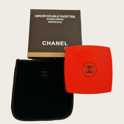 Chanel Compact Mirror Double Facettes Duo - Boxed With Black Pouch Perfect Gift