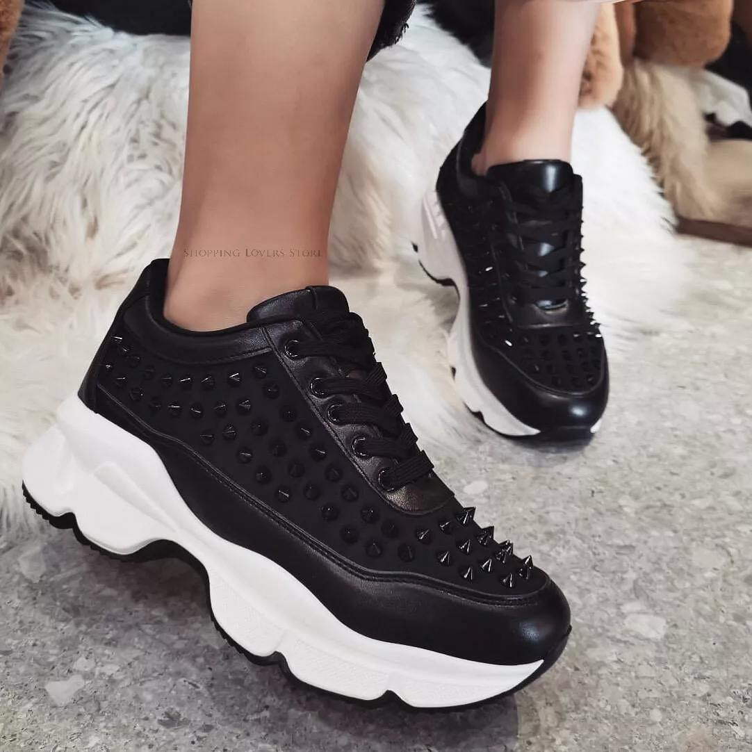 Scarpe top donna borchie