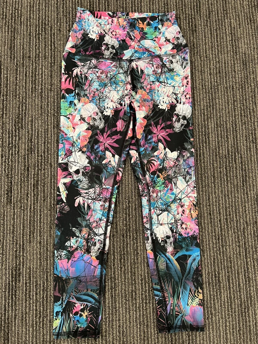 EVOLUTION & CREATION Leggings Floral Yoga Pants Womens Size Small