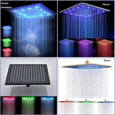 Wasserfall Regendusche Kopfbrause Duschkopf Eckig Duschbrause Regenduschkopf