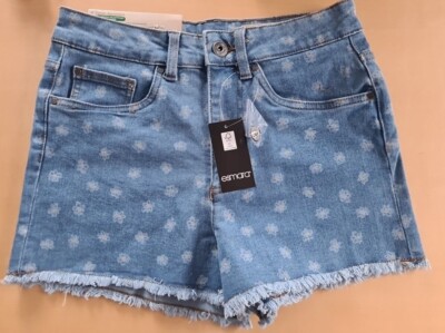 Damen Jeans - Shorts, kurze Hose, Sommershorts, Freizeitshorts, blau