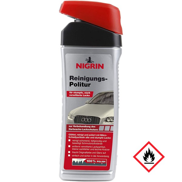 Nigrin Reinigungs Politur FüR Stumpfe Stark Verwitterte Lacke 500Ml-image