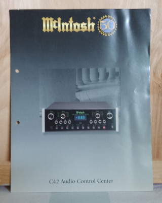 McIntosh C42 Audio Control Center Prospekt