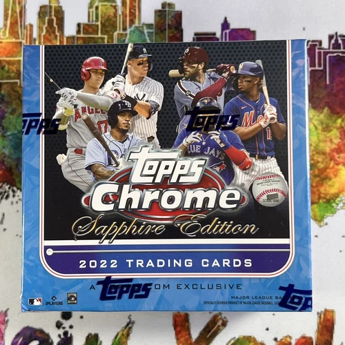 2022 Topps Chrome Baseball Sapphire Box - New and Sealed