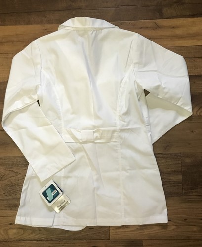 Adar Universal 30" Women's Princess Cut Consultation White Coat White Size XS - Picture 8 of 12