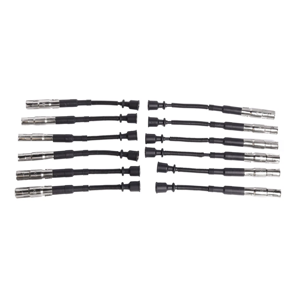 Juego de 12 bujías y cables Denso Platinum para Mercedes-Benz C240 2001-2005 2,6 L V6 Foto 2 de 4