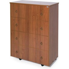 Mobile Giroletto 100x85x36 con Letto Singolo Estraibile Rete Ortopedica Noce