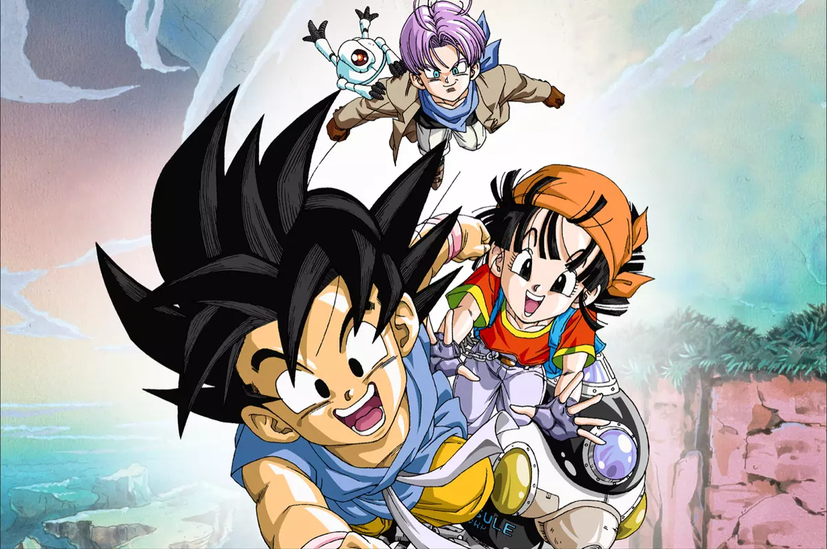 Goku, Pan, trunks and giru  Anime dragon ball super, Anime dragon