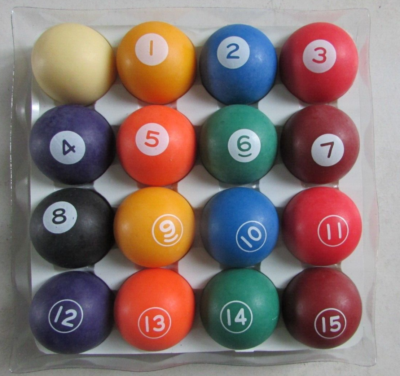 Kit Complet De Billard Professionnel – 16 Boules Standard 57.2mm, Boîte De Transport – Cadeau Idéal Pour Amateurs