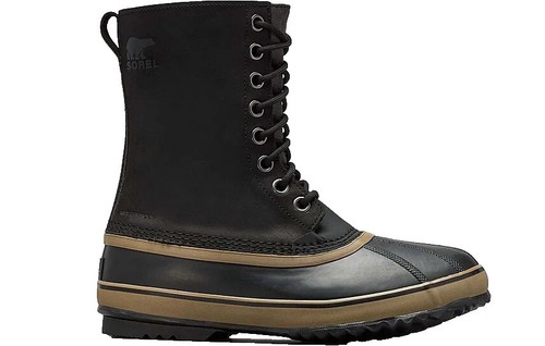 Sorel Explorer Dual Zip WP Boot Black/Jet Men display picture 1