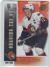 DANIEL ALFREDSSON OTTAWA SENATORS 2002-03 QUEST FOR THE CUP CHASING THE CUP #12