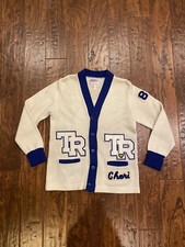 Vintage 60's Cheerleader Supply Co. Acrylic Cardigan Rare Varsity 38 Large 