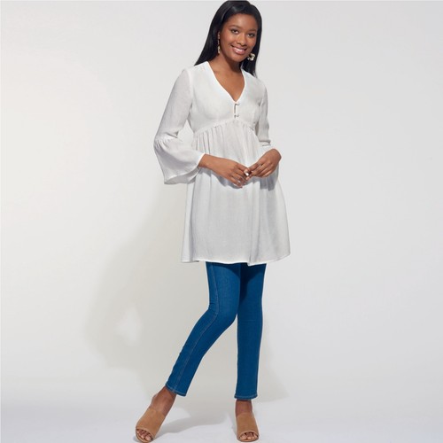 NEW LOOK Sewing Pattern 6603 Misses Women Plus Mini Dress, Tunic 8-20 20% OFF - Picture 3 of 5