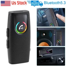 Bluetooth Audio Music Receiver Transmitter Adapter Wireless AUX for Home Car _