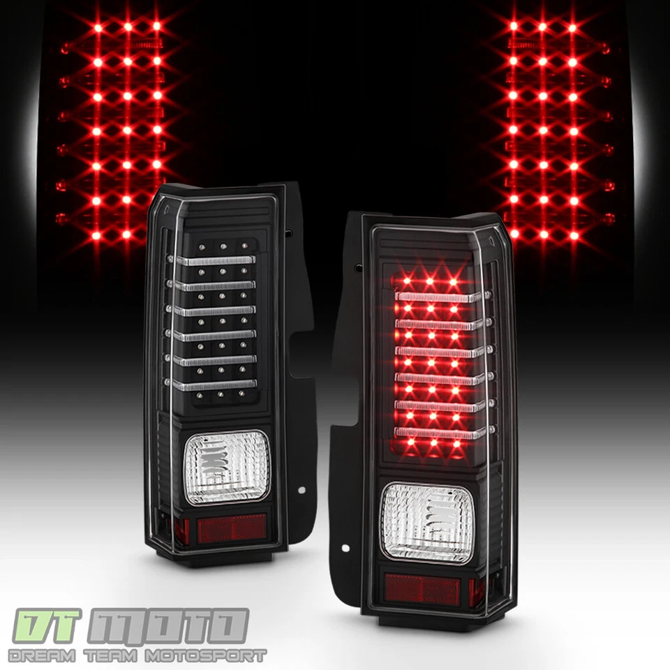 2006 2007 2008 2009 2010 Hummer H3 LED [Light Bar] Tail Lights Lamps Left+Right - Image 3 of 4