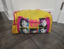 Vintage 1990 New Kids On The Block Overnight Travel Sleeping Bag Case Duffel Bag