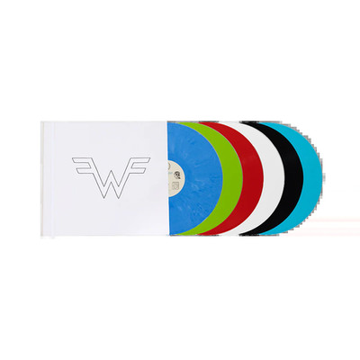 Weezer Coloring Book Limited Box Set 6 Color Vinyl LP Albums with Markers 