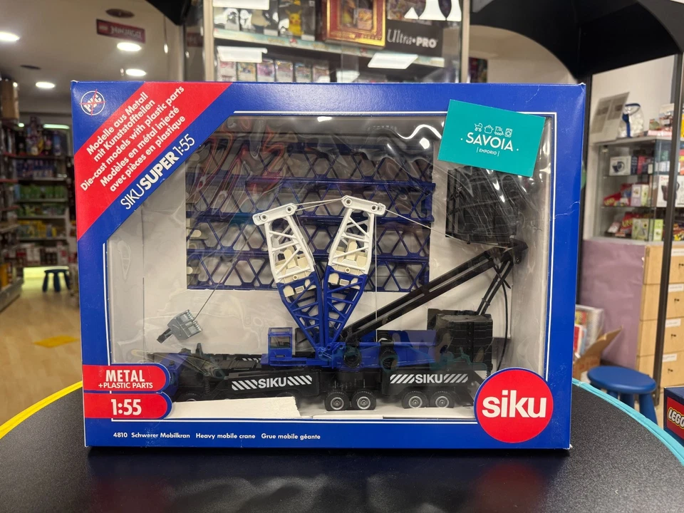 SIKU 4810 - modellino 1:55 - CAMION GRU MOBILE PESANTE - NUOVO - SIGILLATO - Immagine 2 di 4