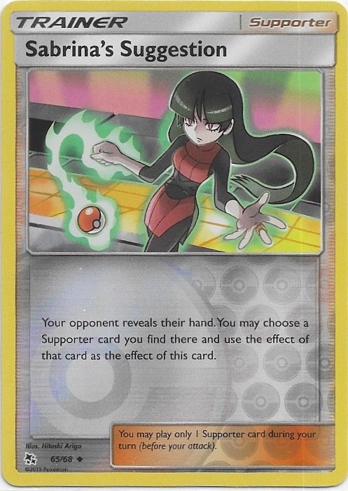 Sabrina's Suggestion 65/68 Hidden Fates Reverse Holo LP