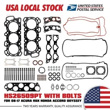 MLS Full Head Gasket with Head Bolt Set For 2008-2017 HONDA ACCORD 3.5L V6 24V