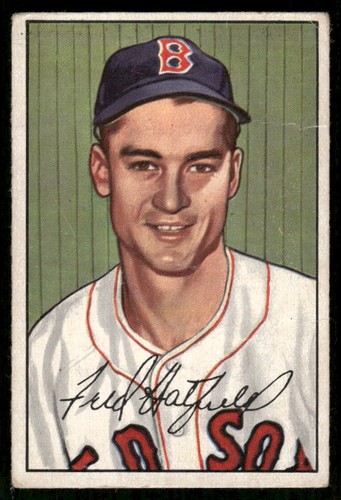 Fred Hatfield #153 1952 Bowman card