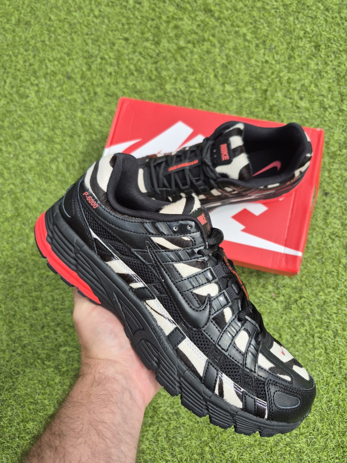 Nike P-6000 Men's Trainers Zebra Asia Exclusive Size UK 9 Brand New In Box Rare
