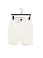 New Look Men's Shorts W 30 in White 100 Cotton Chino
