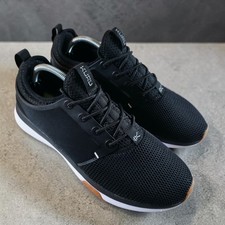 Kuru Atom Black White Running Walking Shoes Womens 11 / Mens 9.5 No Insoles