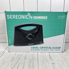 Sereonic TV SoundBox BT-200B Wireless Speaker TV Hearing Amplifier Optical Cable