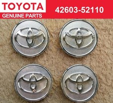 JUEGO DE 4 TAPAS CENTRALES RUEDA COROLLA PRIUS YARIS GENUINO NUEVO TOYOTA 42603-52110