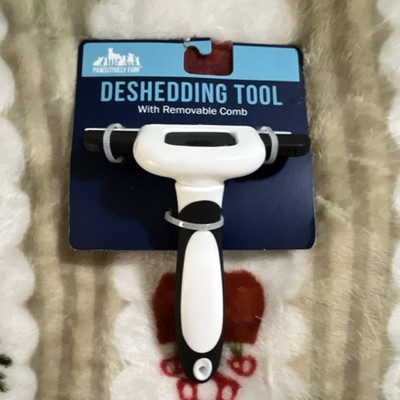 Pawsitively Fun Deshedding Comb for All Dog Sizes with Removable Comb