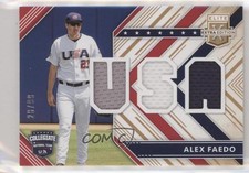 2018 Panini Elite Extra Edition USA Materials Gold /99 Alex Faedo #USAM-AF 03xg