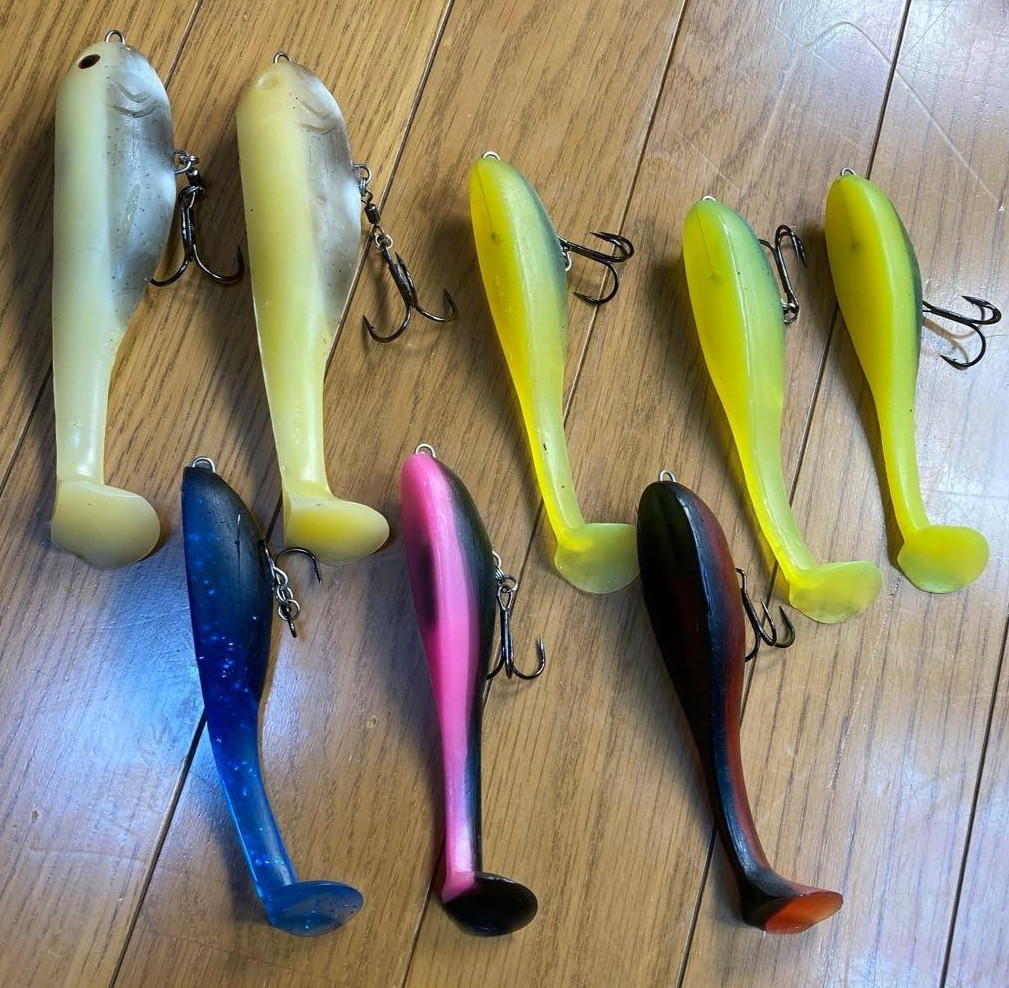 8pcs Set 10FTU HB BABOO & Head Bomb - Ken Iyobe JDM Swimbait fishing lures rare - Image 1