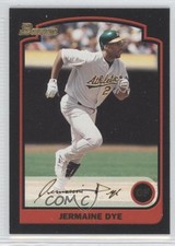 2003 Bowman Gold Jermaine Dye #67 0a7